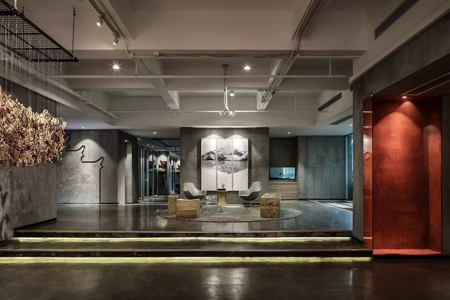 黃鋪區《明天廣場》高級灰辦公空間-第2張圖片-上海古都建筑設計集團 黃鋪區《明天廣場》高級灰辦公空間-第2張圖片-上海古都建筑設計集團