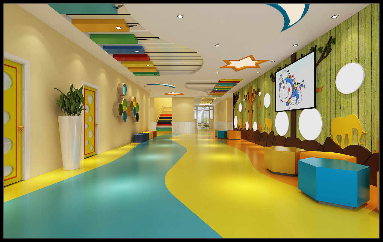 少兒教育機構裝修設計效果-第3張圖片-上海古都建筑設計集團 少兒教育機構裝修設計效果-第3張圖片-上海古都建筑設計集團