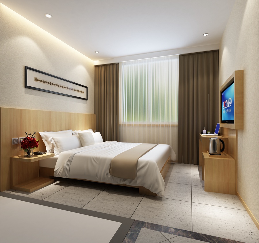 上海速8酒店裝修設計效果-第2張圖片-上海古都建筑設計集團 上海速8酒店裝修設計效果-第2張圖片-上海古都建筑設計集團