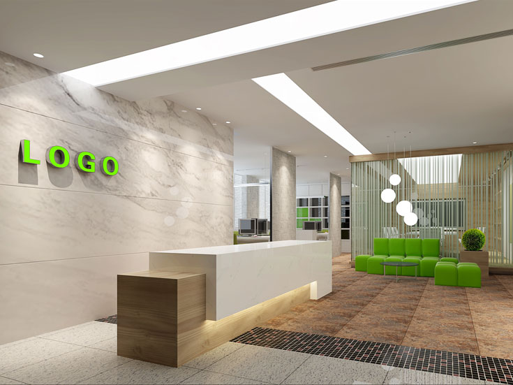 150平小型辦公室設計效果圖-第2張圖片-上海古都建筑設計集團 150平小型辦公室設計效果圖-第2張圖片-上海古都建筑設計集團