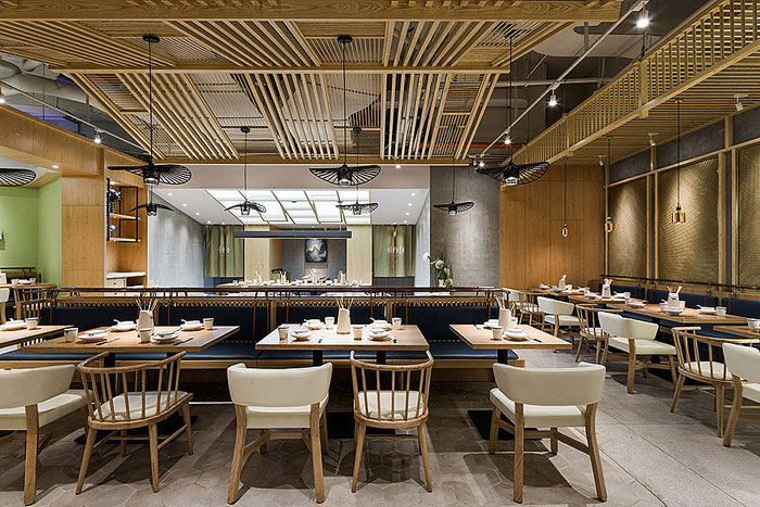 200平串串店餐飲裝修效果圖-第2張圖片-上海古都建筑設(shè)計集團(tuán) 200平串串店餐飲裝修效果圖-第2張圖片-上海古都建筑設(shè)計集團(tuán)