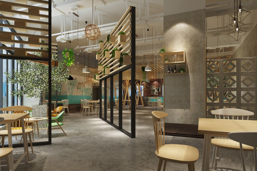 開飯小餐飲店裝修效果圖-第2張圖片-上海古都建筑設計集團 開飯小餐飲店裝修效果圖-第2張圖片-上海古都建筑設計集團