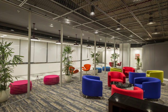 移動設備公司2550平辦公室設計實景-第3張圖片-上海古都建筑設計集團 移動設備公司2550平辦公室設計實景-第3張圖片-上海古都建筑設計集團