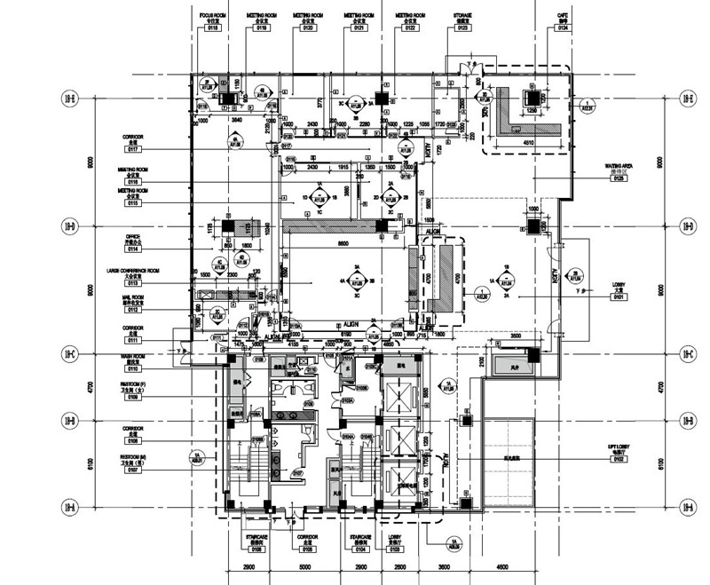 上海閔行大虹橋5100平米辦公樓裝修-第6張圖片-上海古都建筑設(shè)計集團(tuán) 上海閔行大虹橋5100平米辦公樓裝修-第6張圖片-上海古都建筑設(shè)計集團(tuán)