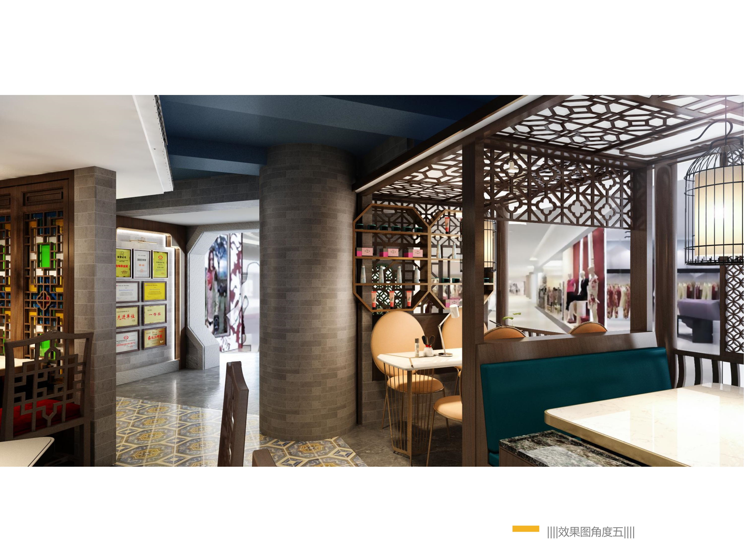 南京西路步行街餐飲設計效果圖-第7張圖片-上海古都建筑設計集團