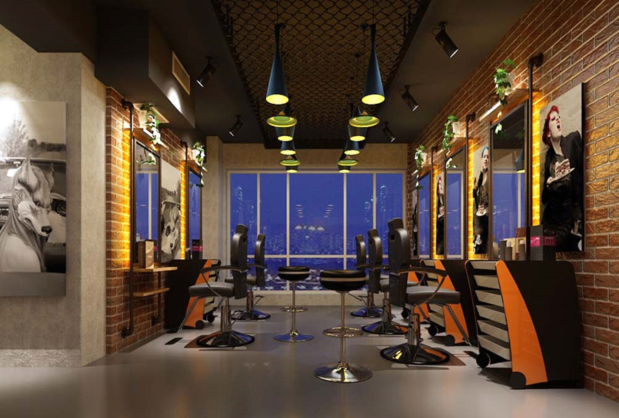 店鋪裝修設計之連鎖理發(fā)店設計-第4張圖片-上海古都建筑設計集團 店鋪裝修設計之連鎖理發(fā)店設計-第4張圖片-上海古都建筑設計集團