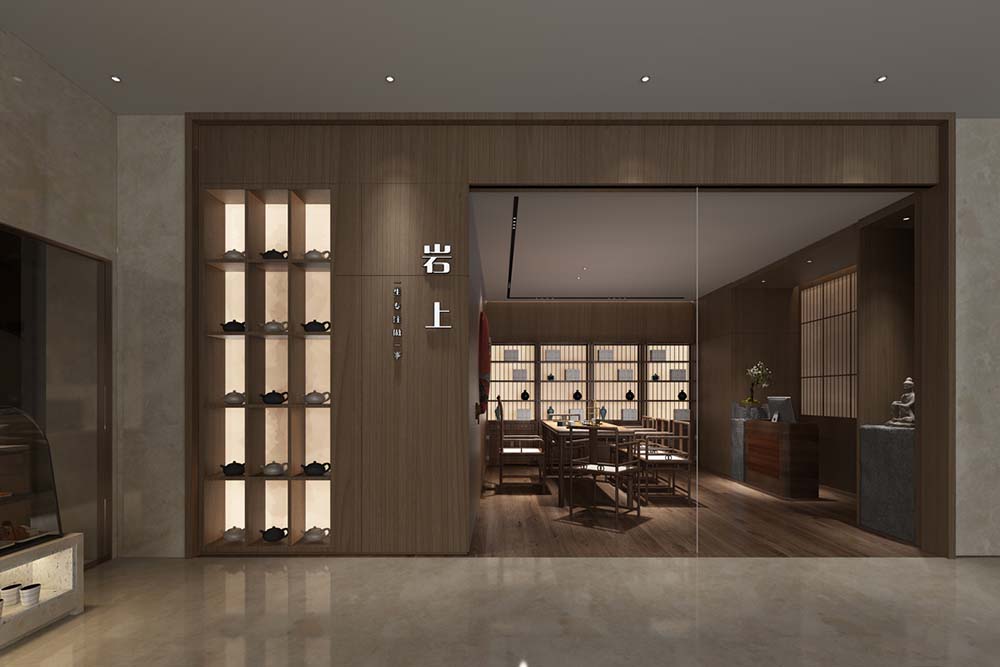 茶文化茶室設(shè)計(jì)效果圖-第2張圖片-上海古都建筑設(shè)計(jì)集團(tuán) 茶文化茶室設(shè)計(jì)效果圖-第2張圖片-上海古都建筑設(shè)計(jì)集團(tuán)