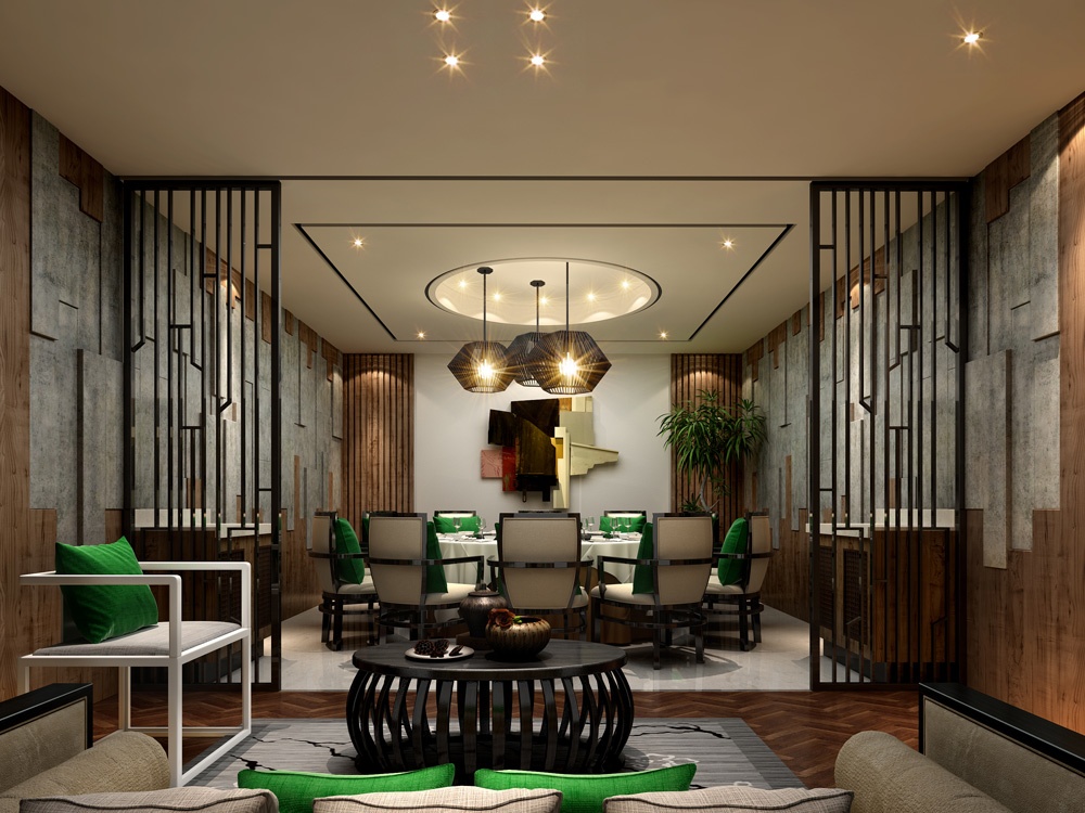 700平中式風格餐飲店面設計裝潢-第3張圖片-上海古都建筑設計集團 700平中式風格餐飲店面設計裝潢-第3張圖片-上海古都建筑設計集團