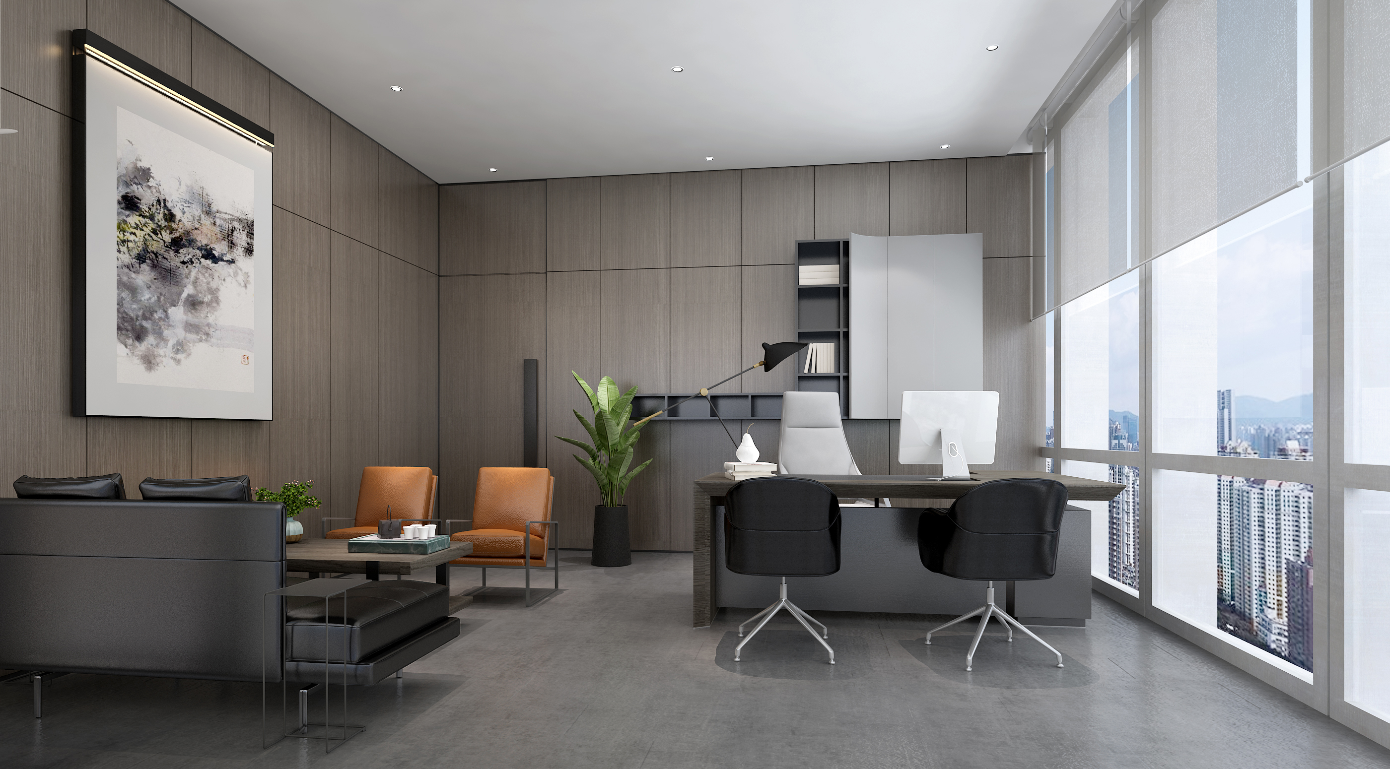 虹口區來福士辦公室設計裝修圖-第2張圖片-上海古都建筑設計集團