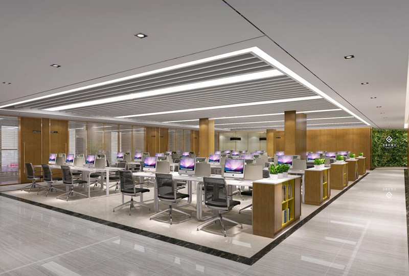 1000平珠寶公司辦公室設計裝修效果-第1張圖片-上海古都建筑設計集團