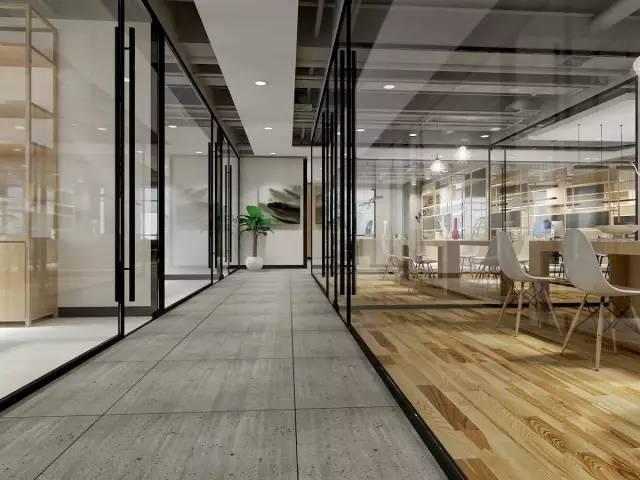 550平雅致工業風辦公室裝修設計效果-第1張圖片-上海古都建筑設計集團