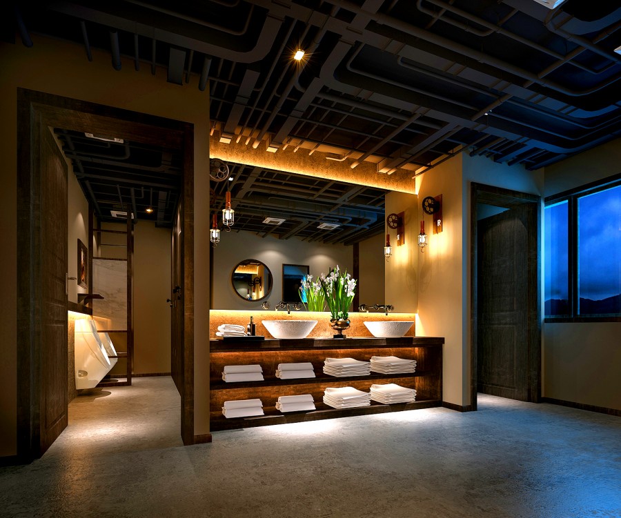 560平方米主題餐廳設計案例-第4張圖片-上海古都建筑設計集團