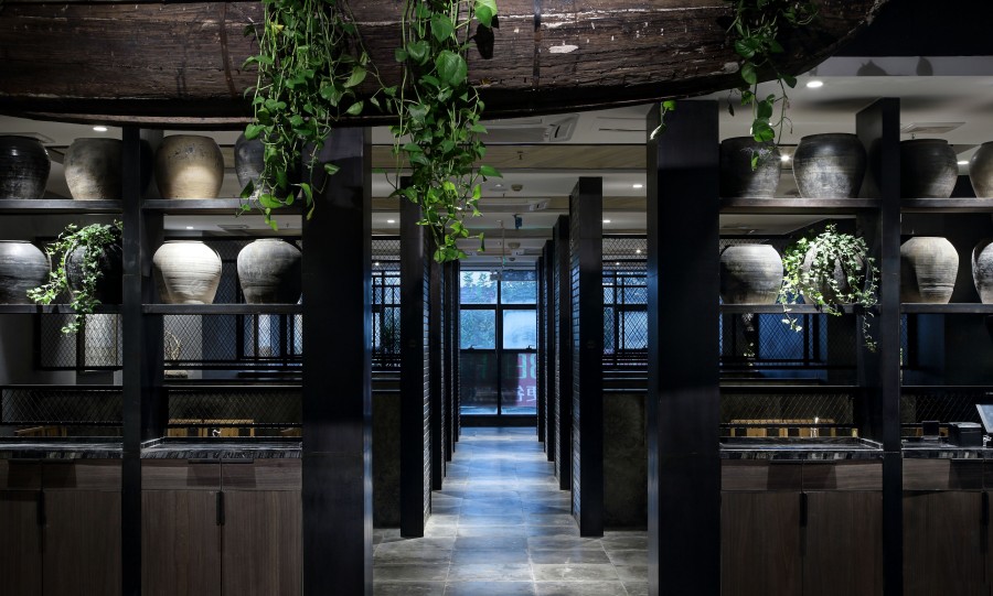 500平中式餐館設計裝修實景圖-第6張圖片-上海古都建筑設計集團 500平中式餐館設計裝修實景圖-第6張圖片-上海古都建筑設計集團