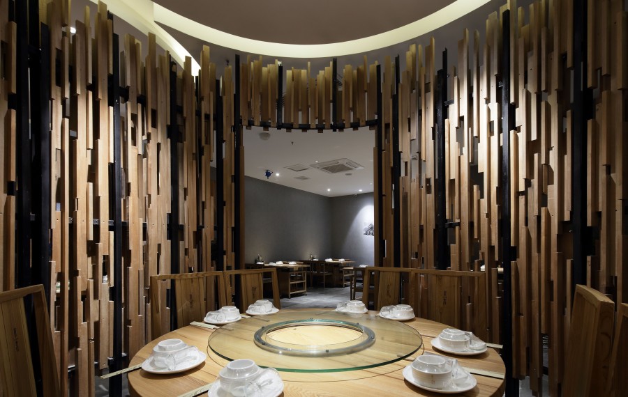 500平中式餐館設計裝修實景圖-第5張圖片-上海古都建筑設計集團 500平中式餐館設計裝修實景圖-第5張圖片-上海古都建筑設計集團