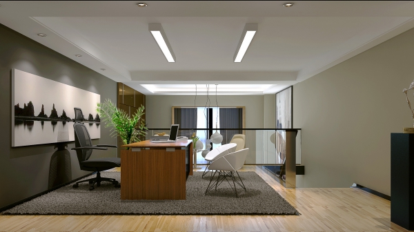 小型復式樓辦公室設計裝潢效果-第1張圖片-上海古都建筑設計集團 小型復式樓辦公室設計裝潢效果-第1張圖片-上海古都建筑設計集團