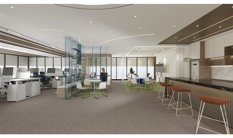 上海徐匯區芒果廣場辦公室裝修設計效果-第3張圖片-上海古都建筑設計集團 上海徐匯區芒果廣場辦公室裝修設計效果-第3張圖片-上海古都建筑設計集團