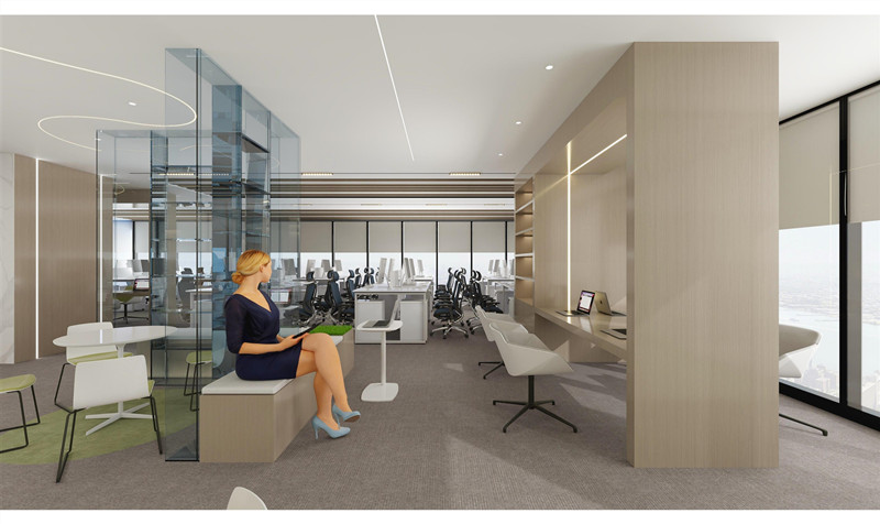 上海徐匯區芒果廣場辦公室裝修設計效果-第6張圖片-上海古都建筑設計集團 上海徐匯區芒果廣場辦公室裝修設計效果-第6張圖片-上海古都建筑設計集團