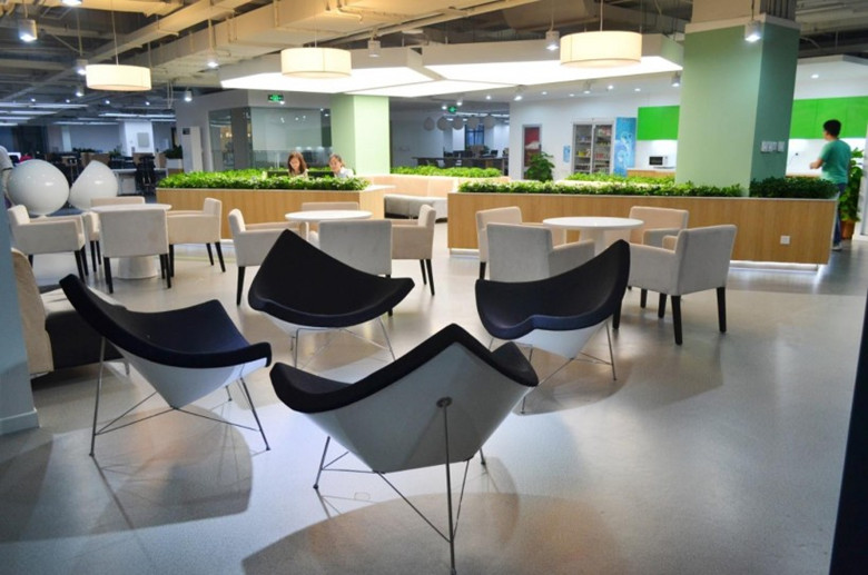 黃浦辦公設計裝修-綠色環保互聯網辦公室-第4張圖片-上海古都建筑設計集團 黃浦辦公設計裝修-綠色環保互聯網辦公室-第4張圖片-上海古都建筑設計集團