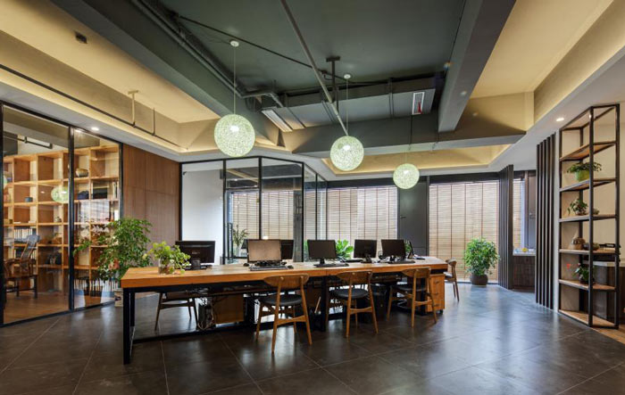 徐匯辦公室裝修進出口貿易公司裝修設計效果圖-第1張圖片-上海古都建筑設計集團 徐匯辦公室裝修進出口貿易公司裝修設計效果圖-第1張圖片-上海古都建筑設計集團