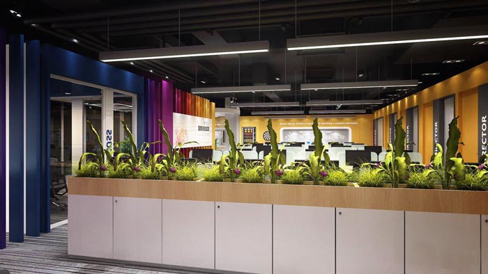 嘉定辦公室裝修紡織公司設計效果圖-第2張圖片-上海古都建筑設計集團 嘉定辦公室裝修紡織公司設計效果圖-第2張圖片-上海古都建筑設計集團