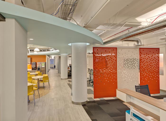 金山辦公室裝修服飾總部設(shè)計案例-第3張圖片-上海古都建筑設(shè)計集團 金山辦公室裝修服飾總部設(shè)計案例-第3張圖片-上海古都建筑設(shè)計集團