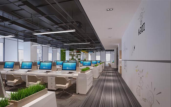 浦東辦公室裝修光電科技公司設計效果圖-第3張圖片-上海古都建筑設計集團 浦東辦公室裝修光電科技公司設計效果圖-第3張圖片-上海古都建筑設計集團