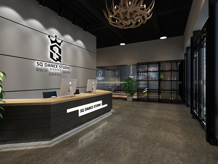 普陀辦公室裝修舞蹈培訓機構裝修設計效果圖-第2張圖片-上海古都建筑設計集團 普陀辦公室裝修舞蹈培訓機構裝修設計效果圖-第2張圖片-上海古都建筑設計集團