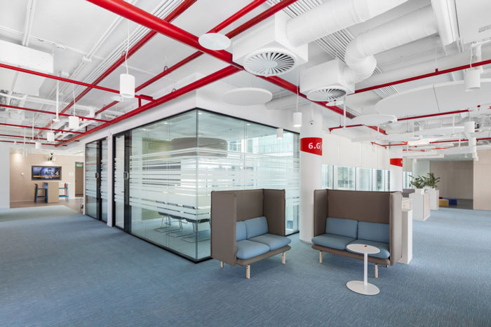 徐匯寵物食品公司辦公室裝修設計案例-第2張圖片-上海古都建筑設計集團 徐匯寵物食品公司辦公室裝修設計案例-第2張圖片-上海古都建筑設計集團