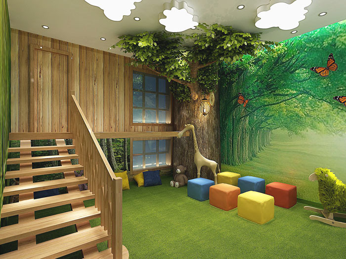 幼兒教育辦公室裝修設計案例-第4張圖片-上海古都建筑設計集團 幼兒教育辦公室裝修設計案例-第4張圖片-上海古都建筑設計集團