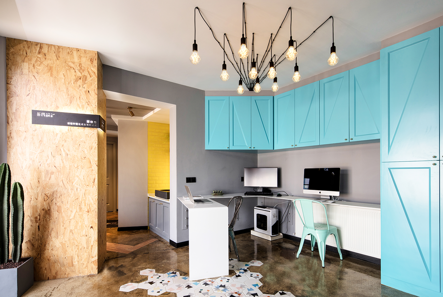 徐匯區復式工業風辦公室裝修設計-第2張圖片-上海古都建筑設計集團 徐匯區復式工業風辦公室裝修設計-第2張圖片-上海古都建筑設計集團