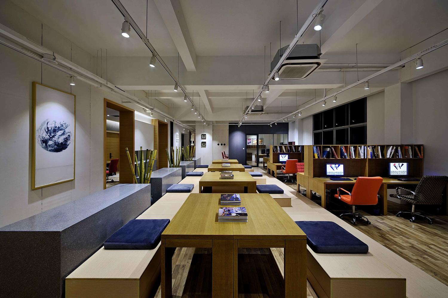 閔行區280平辦公室裝修混搭風格設計-第1張圖片-上海古都建筑設計集團