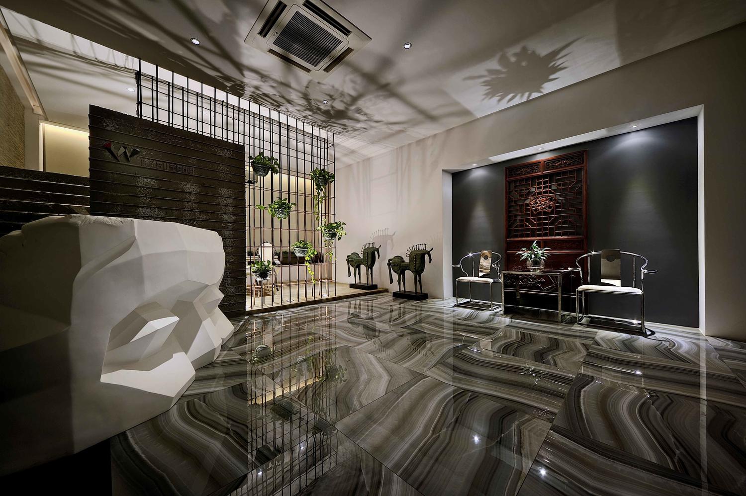 閔行區280平辦公室裝修混搭風格設計-第3張圖片-上海古都建筑設計集團