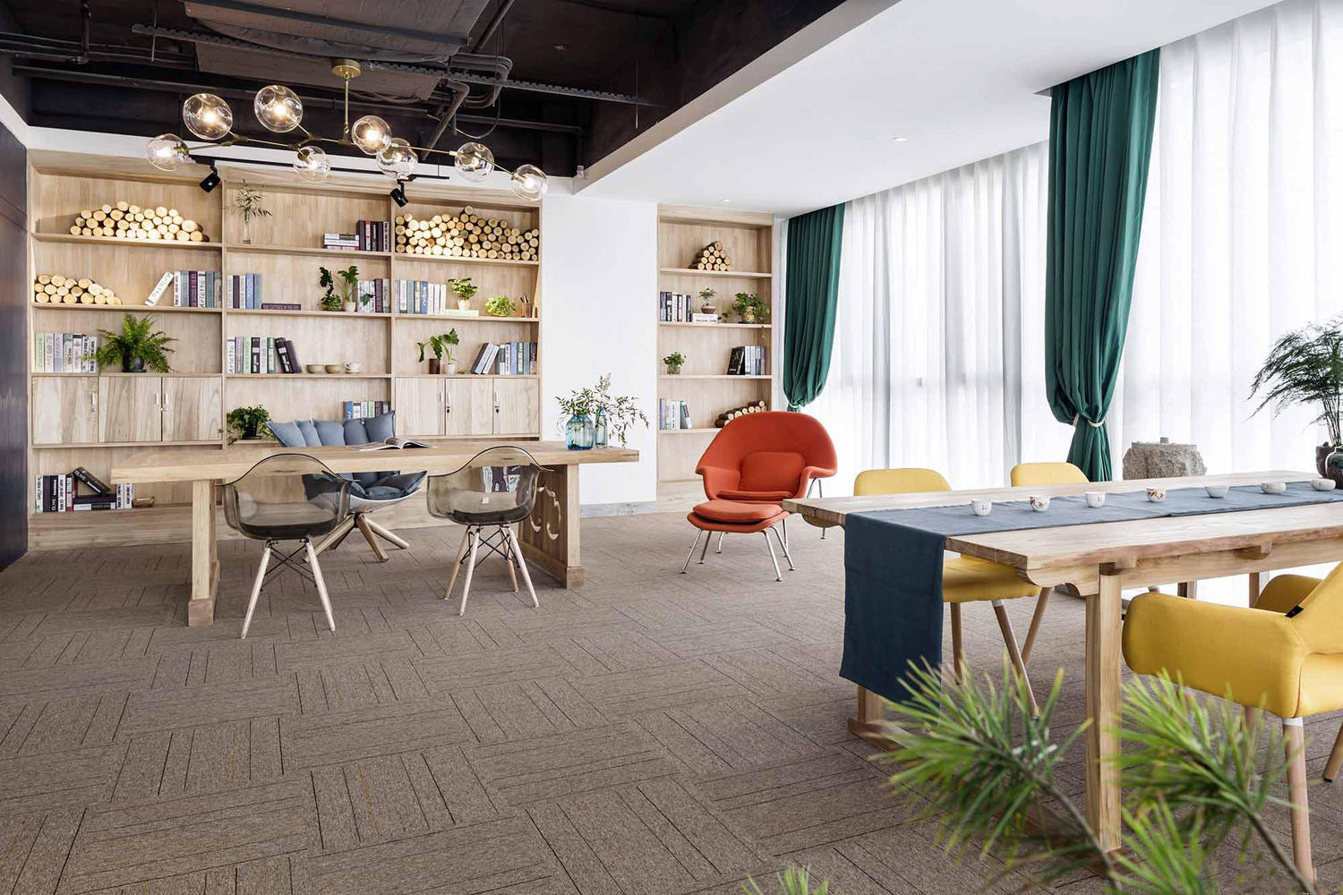 普陀區(qū)180平辦公室裝修自然風(fēng)格設(shè)計(jì)-第3張圖片-上海古都建筑設(shè)計(jì)集團(tuán) 普陀區(qū)180平辦公室裝修自然風(fēng)格設(shè)計(jì)-第3張圖片-上海古都建筑設(shè)計(jì)集團(tuán)