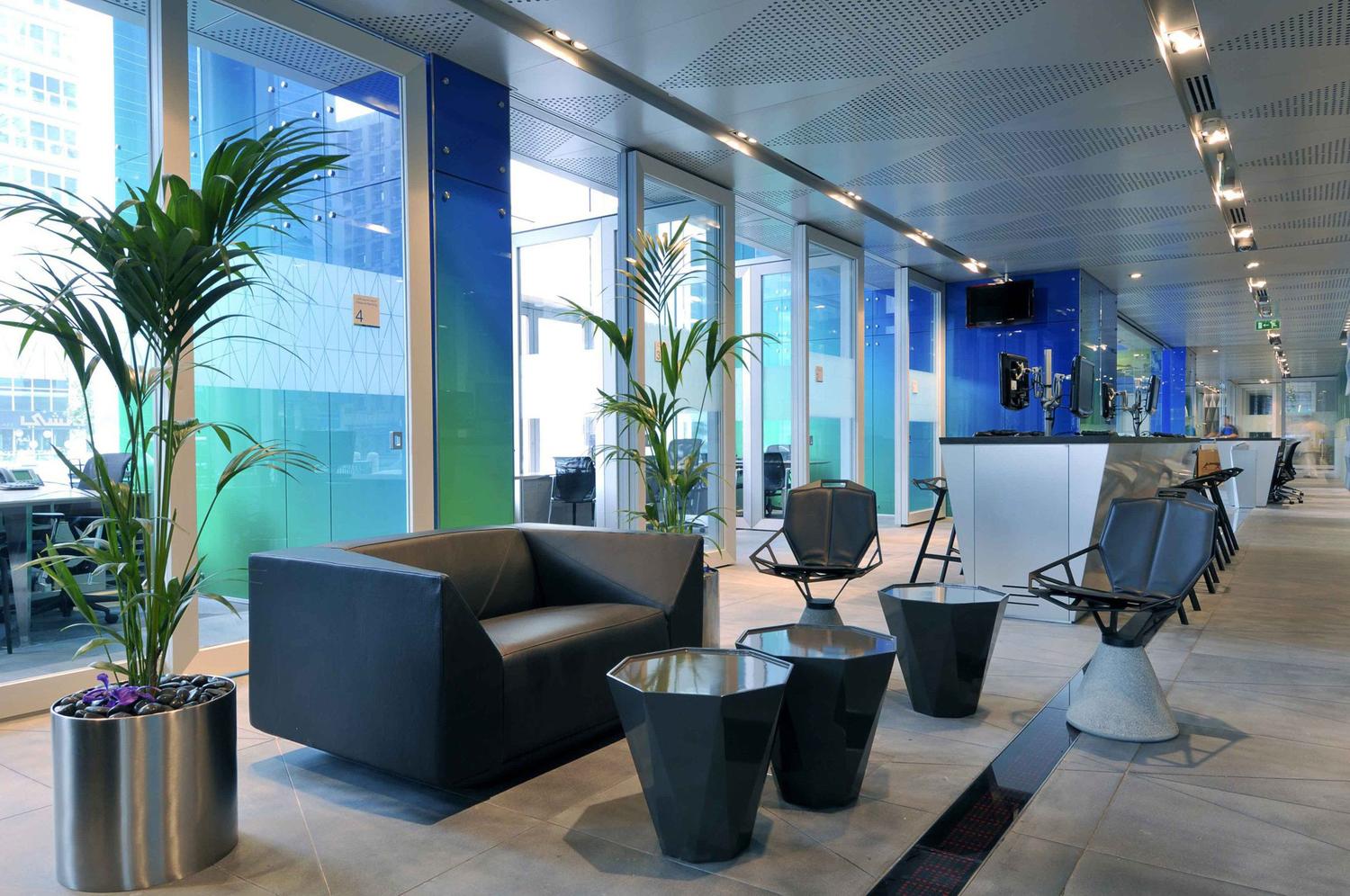 徐匯區300平辦公室裝修現代時尚風格設計-第2張圖片-上海古都建筑設計集團