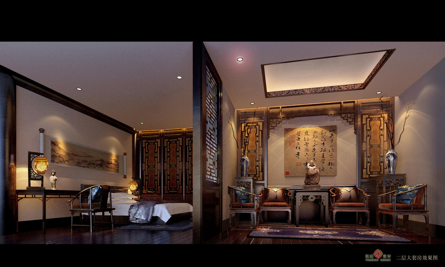 徐匯區180平辦公室裝修四合院風格設計-第2張圖片-上海古都建筑設計集團 徐匯區180平辦公室裝修四合院風格設計-第2張圖片-上海古都建筑設計集團