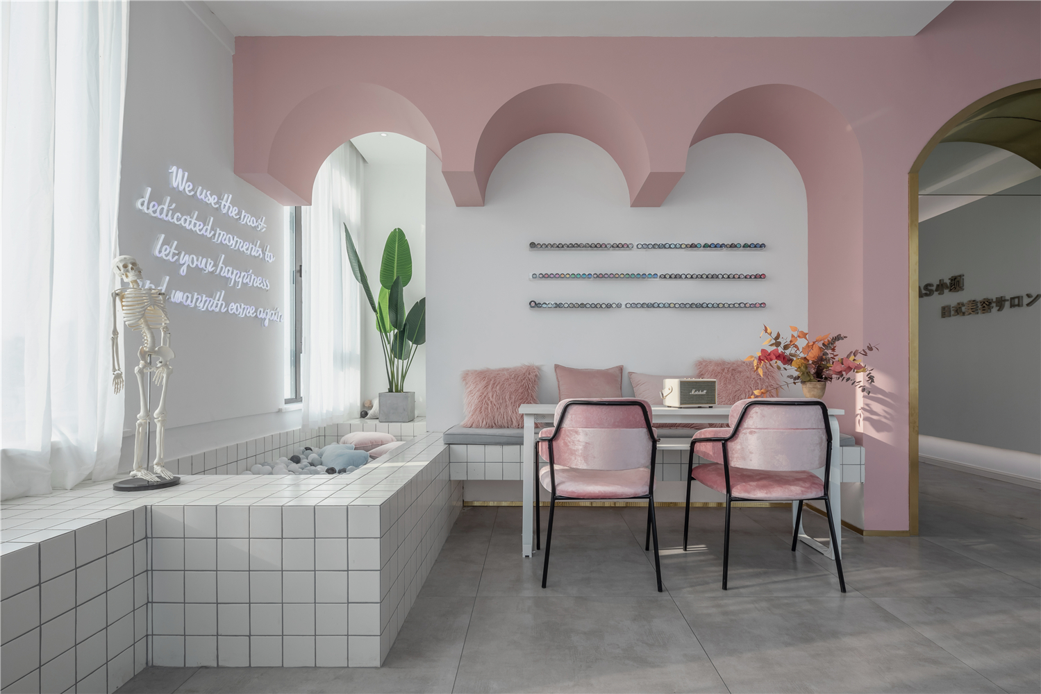 長寧區120平美容店辦公室裝修設計-第4張圖片-上海古都建筑設計集團