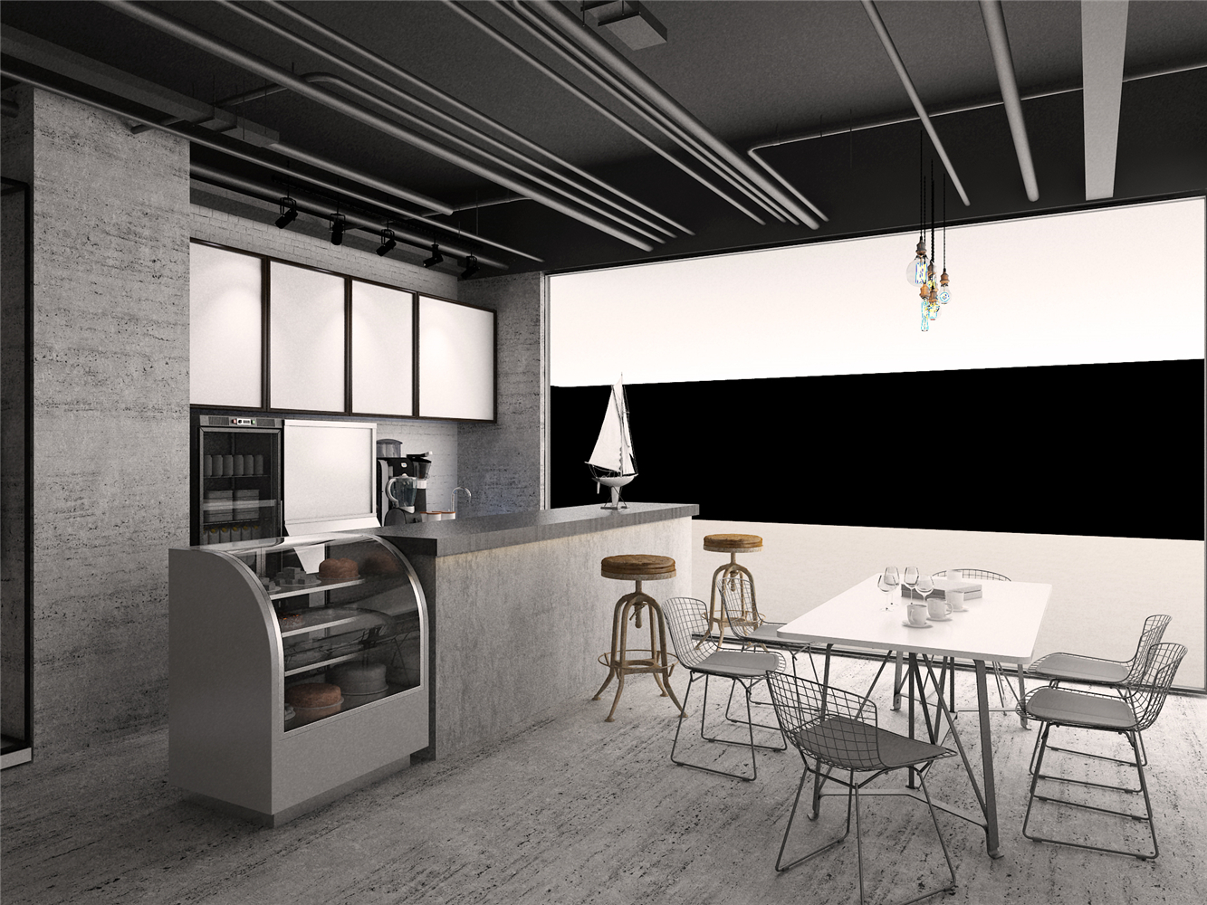 徐匯區工業風格服裝店辦公室裝修設計-第2張圖片-上海古都建筑設計集團 徐匯區工業風格服裝店辦公室裝修設計-第2張圖片-上海古都建筑設計集團