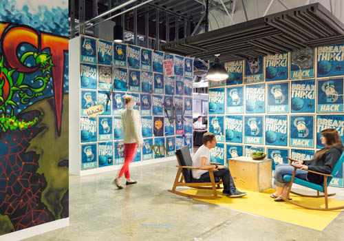 Facebook 總部辦公室裝修設計-第1張圖片-上海古都建筑設計集團 Facebook 總部辦公室裝修設計-第1張圖片-上海古都建筑設計集團