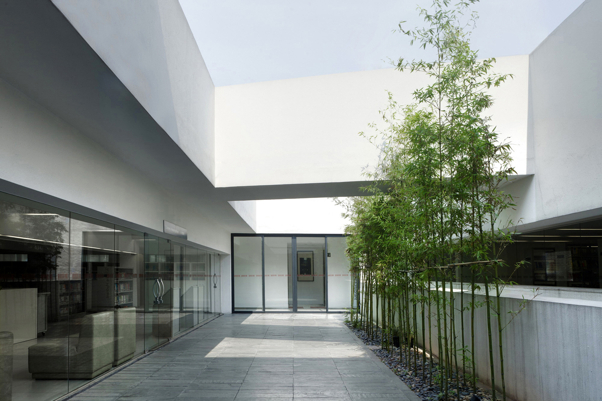 400平清新簡約圖書室裝修設(shè)計效果圖-第2張圖片-上海古都建筑設(shè)計集團