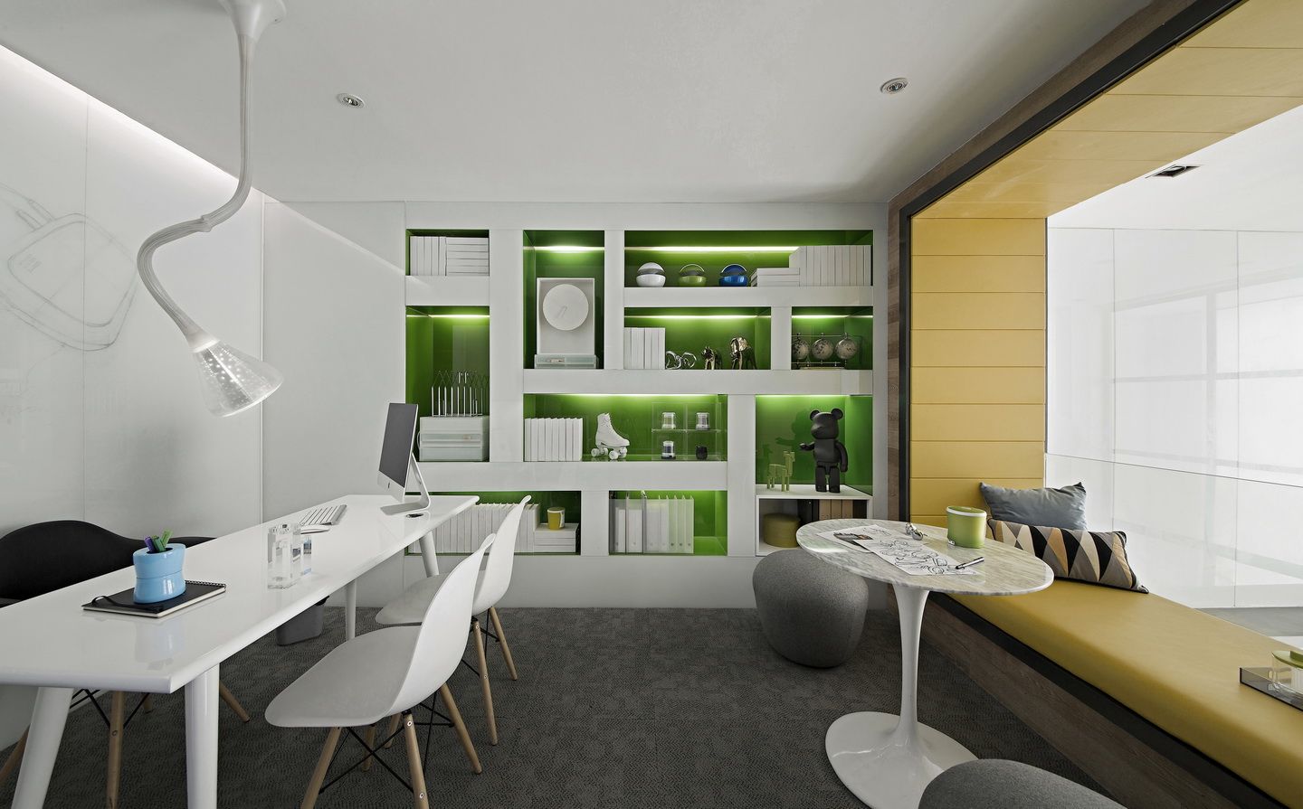 閔行區50平復式loft風格辦公室裝修設計-第5張圖片-上海古都建筑設計集團 閔行區50平復式loft風格辦公室裝修設計-第5張圖片-上海古都建筑設計集團