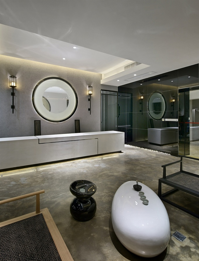 上海辦公室裝修公司前臺裝修設計-第5張圖片-上海古都建筑設計集團 上海辦公室裝修公司前臺裝修設計-第5張圖片-上海古都建筑設計集團