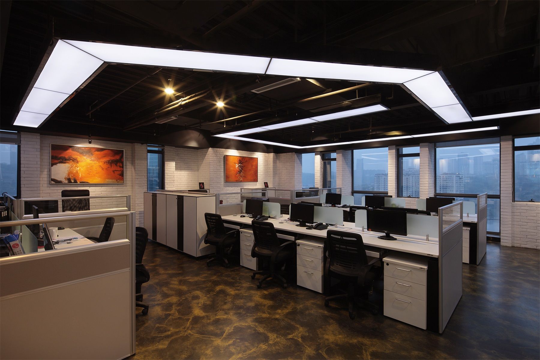 簡約風格教育機構辦公室裝修設計效果圖-第3張圖片-上海古都建筑設計集團 簡約風格教育機構辦公室裝修設計效果圖-第3張圖片-上海古都建筑設計集團