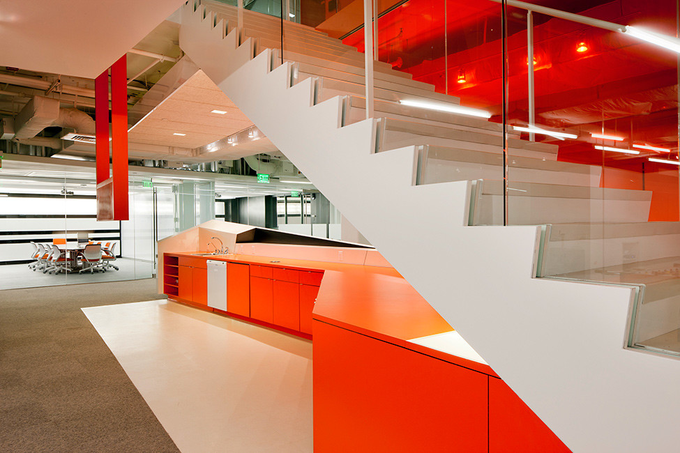 普陀區辦公室裝修白色極簡風格設計-第3張圖片-上海古都建筑設計集團