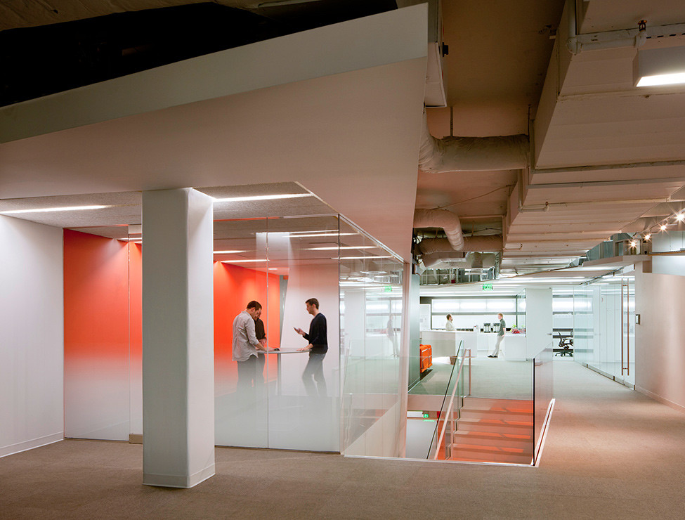 普陀區辦公室裝修白色極簡風格設計-第5張圖片-上海古都建筑設計集團