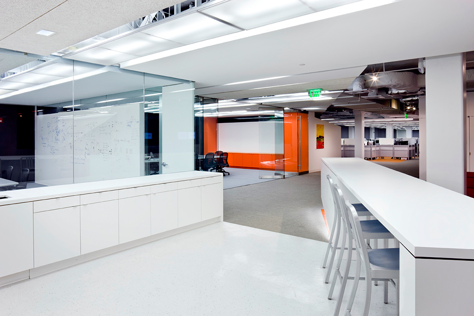 普陀區辦公室裝修白色極簡風格設計-第9張圖片-上海古都建筑設計集團