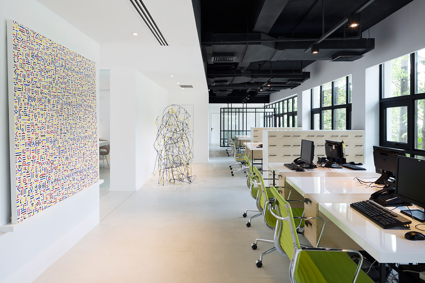 普陀區辦公室裝修簡約溫和風格設計-第5張圖片-上海古都建筑設計集團