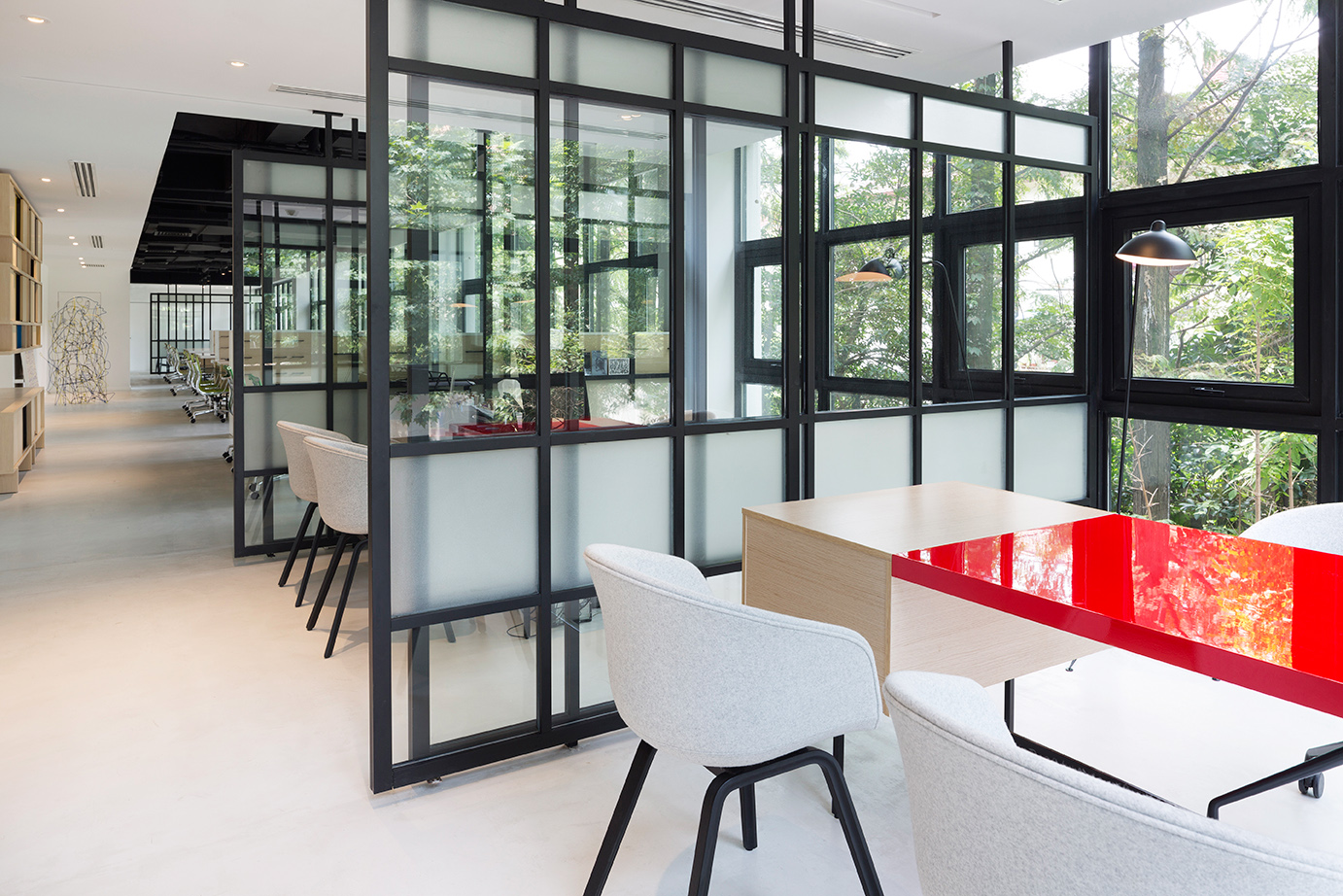 普陀區辦公室裝修簡約溫和風格設計-第8張圖片-上海古都建筑設計集團