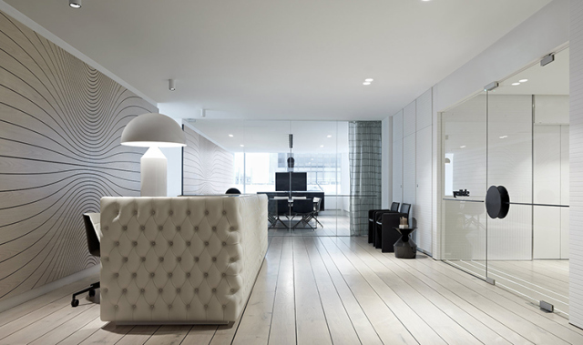 普陀區簡約空曠辦公室裝修設計-第2張圖片-上海古都建筑設計集團