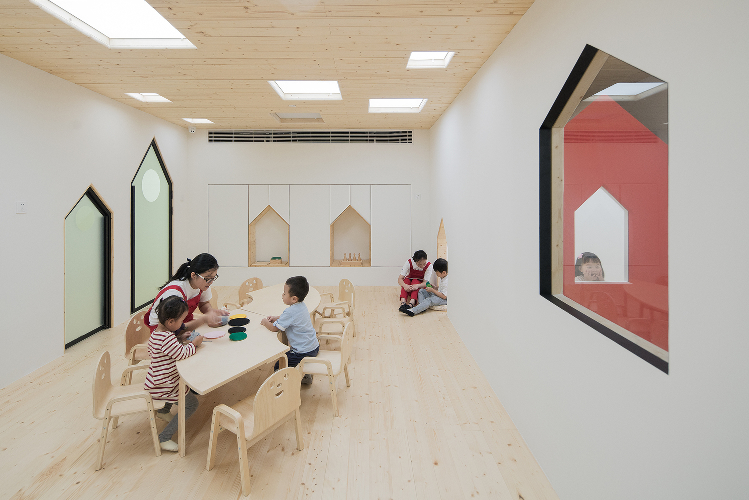 簡潔早教機構辦公室裝修設計-第5張圖片-上海古都建筑設計集團 簡潔早教機構辦公室裝修設計-第5張圖片-上海古都建筑設計集團