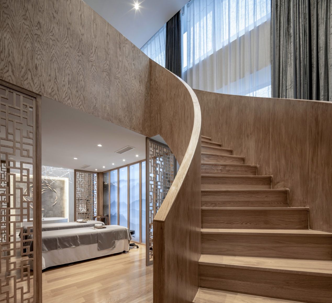 禪意風格美容會所裝修設計-第3張圖片-上海古都建筑設計集團 禪意風格美容會所裝修設計-第3張圖片-上海古都建筑設計集團